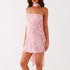 Sequin Strapless Mini Dress with Scarf Y2K Rhinestone Sleeveless Off Shoulder Design for Parties